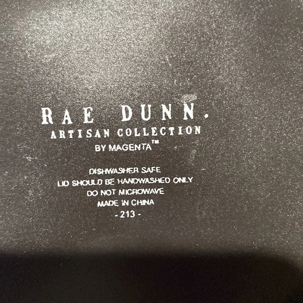 NEW Rae Dunn Artisan Collection By Magenta Rat Tails Jar